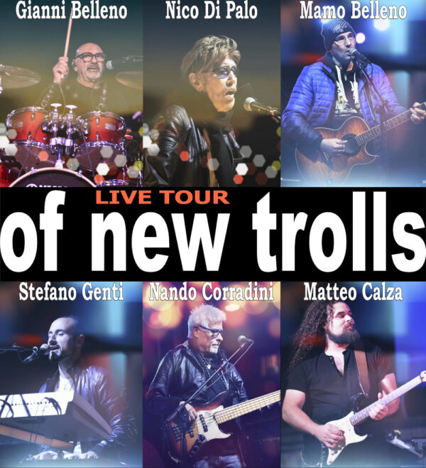 Gianni Blleno batterista e cantante, Nico Di Palo chitarrista tastierista e cantante dei New Trolls